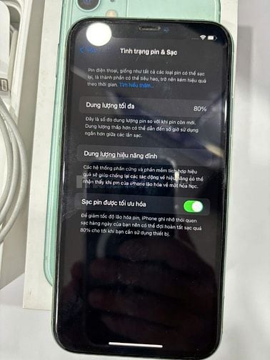 Iphone 11 Xanh lá (128GB) - Fullbox 