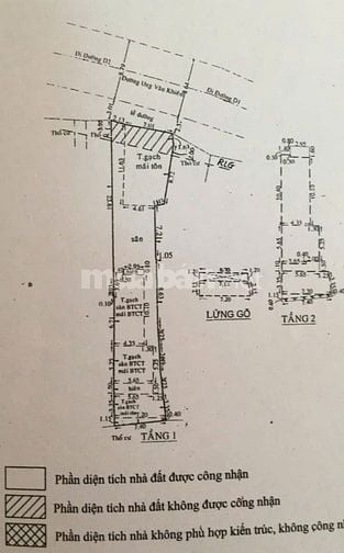 Bán nhà mặt tiền Ung Văn Khiêm, Bình Thạnh, 265,9m² đất, gần ga metro