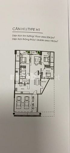 Sky Villa 3pn 206m2 full nội thất, xe hơi lên tận nhà Celadon City