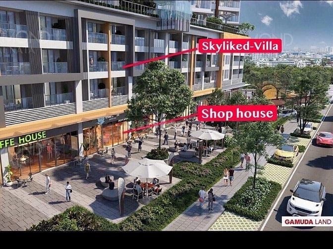 Sky Villa 3pn 206m2 full nội thất, xe hơi lên tận nhà Celadon City