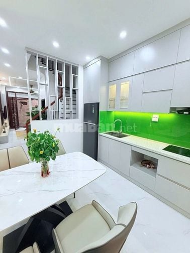 Nhà Đẹp, Ngõ Hoà Bình 7, Hai Bà Trưng 40m, 4 tầng, mt 3.3m, giá 9.5 tỷ
