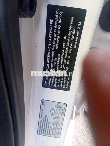 Hyundai Accent 2023 1.4 AT Đặc Biệt - 19159 km