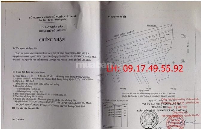 Đất nền KDC 10 mẫu, dt từ 100 đến 300m2.