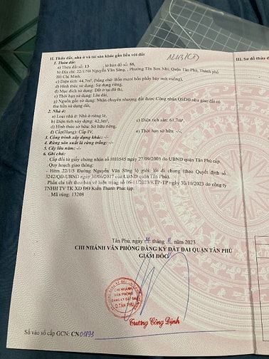 Nha ban 22/1/5b Nguyen van sang.p.tan son nhi.q.tan phu 4ty850.