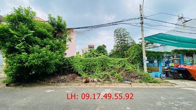 Đất nền KDC 10 mẫu, dt từ 100 đến 300m2.