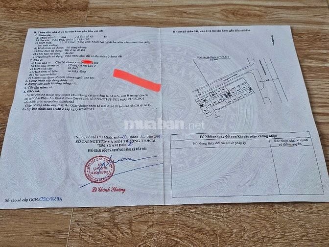 Chính chủ bán căn hộ An Lộc 2, Quận 2, full nội thất, 2PN, view đẹp