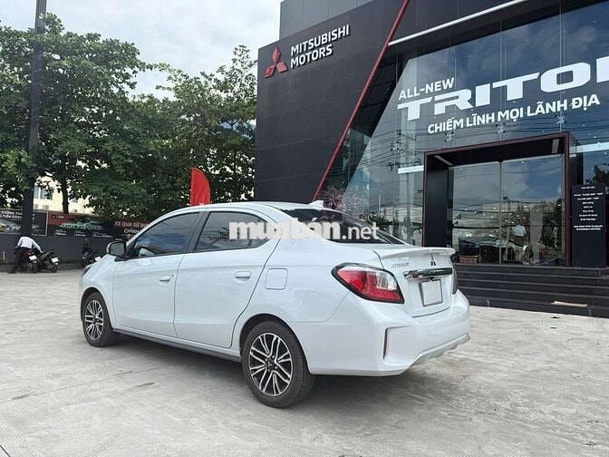 Mitsubishi Attrage CVT 2022 Trắng - Odo 23.600km