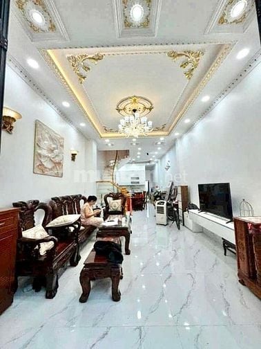 Nhà đúc kiên cố, 76m2 ( 4x19 ), Hẻm xe tải 6m, Ngay Bình Trị Đông