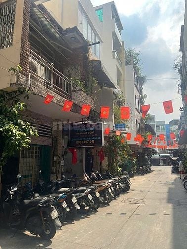 Hẻm xe hơi Bùi Hữu Nghĩa,2Tầng,Nở Hậu,Gần chung cư,Chợ,Hotel,Ngân Hàng