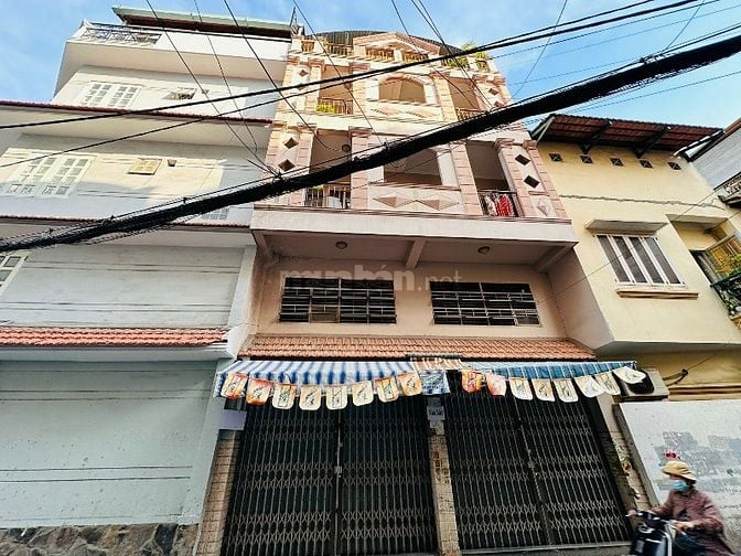 Nhà hai mặt tiền nhựa 8m trước sau Nguyễn Văn Trỗi 5 lầu 8x14m 22 tỷ