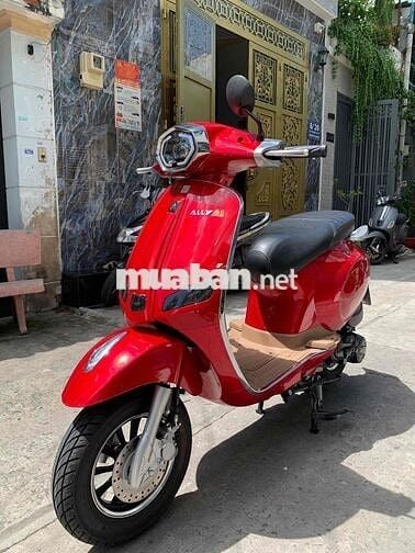 Vespa 50cc 2024 đỏ Zin100% odo1500km đẹp99% bs.tp