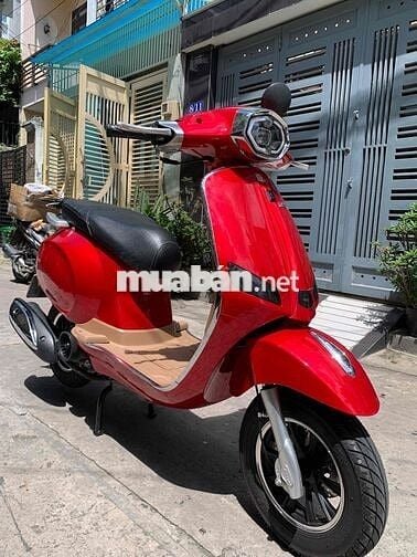Vespa 50cc 2024 đỏ Zin100% odo1500km đẹp99% bs.tp
