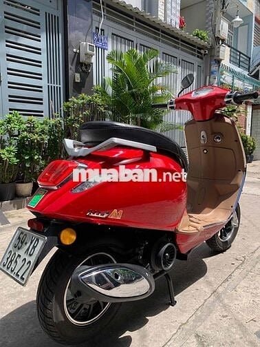 Vespa 50cc 2024 đỏ Zin100% odo1500km đẹp99% bs.tp