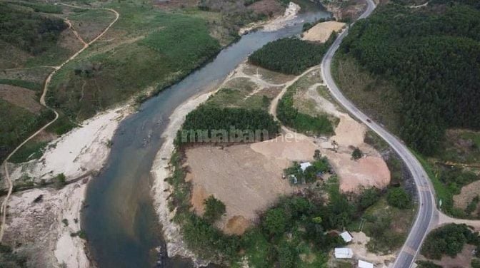 Đất mặt tiền QL27C, sau giáp sông (đường Nha Trang - Đà Lạt)