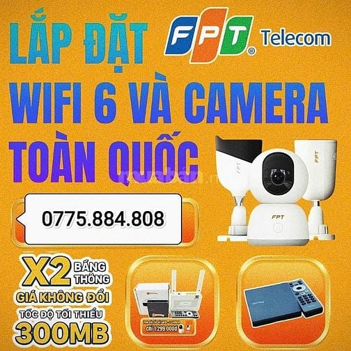 LẮP WIFI FPT: TỐC ĐỘ CAO, BÁN ĐÚNG GIÁ