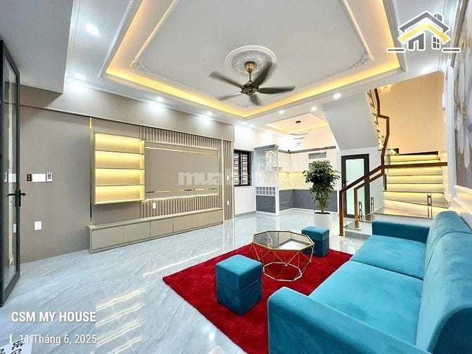 Bán nhà đường số 18 - 1 trệt 2 lầu. Giá 1,980 tỷ - DT:65m2. Ngay chợ