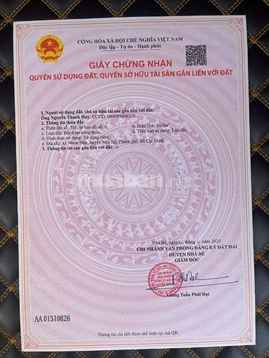 Nền nhà phố khu dân cư đường Lê Văn lương 