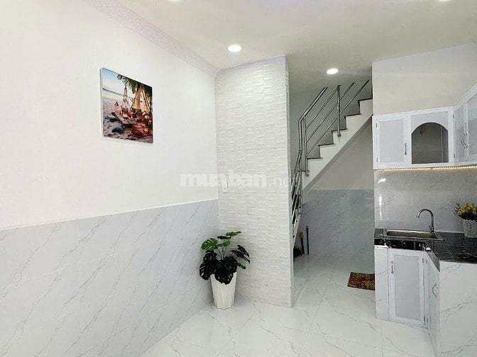 Nhà mới đẹp, 38m2,Trệt, 1lầu  Hẻm ra QL50, Ấp 1, Bình Hưng, Bình Chánh