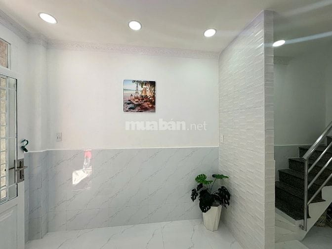 Nhà mới đẹp, 38m2,Trệt, 1lầu  Hẻm ra QL50, Ấp 1, Bình Hưng, Bình Chánh
