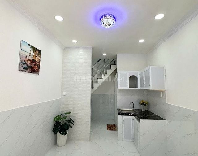 Nhà mới đẹp, 38m2,Trệt, 1lầu  Hẻm ra QL50, Ấp 1, Bình Hưng, Bình Chánh