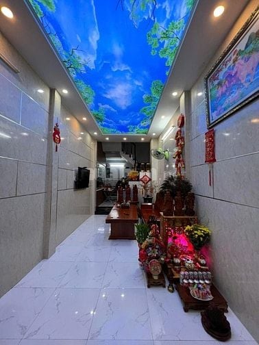 Nhà nội thất cao cấp khu Hoàng anh Gia Lai nở hậu 