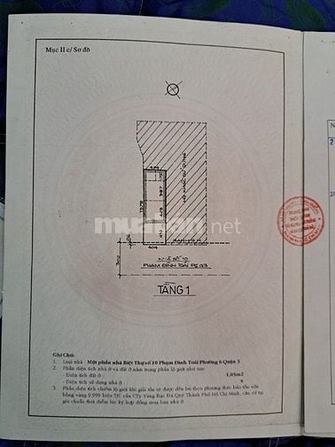  Bán nhà Mặt tiền Phạm Đình Toái, P.6, Q.3, DT: 4 x 14m, 56m2, cấp 4