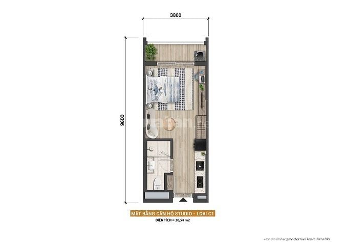 Căn Studio Blanca City – Giá tốt, pháp lý rõ, tiềm năng tăng giá cao