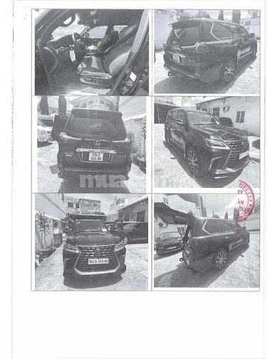 TĐ Lộc Trời thanh lý xe ô tô Lexus LX 570
