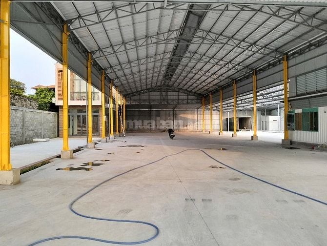 CHO THUÊ KHO CÓ NHÀ VĂN PHÒNG LIỀN KỀ MỚI XÂY DỰNG MẶT TIỀN QL1A
