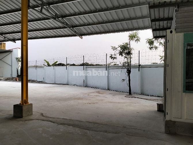 CHO THUÊ KHO CÓ NHÀ VĂN PHÒNG LIỀN KỀ MỚI XÂY DỰNG MẶT TIỀN QL1A