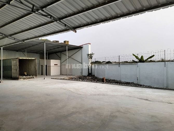 CHO THUÊ KHO CÓ NHÀ VĂN PHÒNG LIỀN KỀ MỚI XÂY DỰNG MẶT TIỀN QL1A