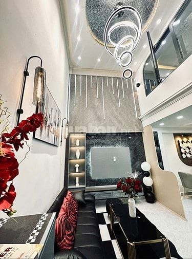 Hẻm xe hơi Hoàng Hoa Thám Ngang 7,7m 3Tầng,3PN,nhà mới An Ninh 