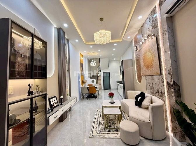 Nhà tuyệt đẹp 3 Lầu CAO CẤP hẻm xe hơi Nguyễn Bỉnh Khiêm, P1, Q.Gò Vấp
