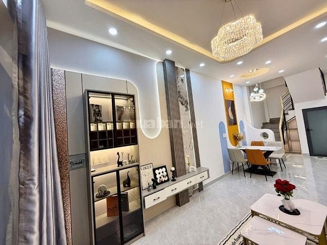 Nhà tuyệt đẹp 3 Lầu CAO CẤP hẻm xe hơi Nguyễn Bỉnh Khiêm, P1, Q.Gò Vấp
