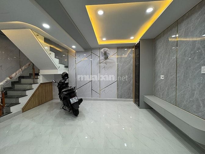Bthự mini tkế Tân Cổ Điển mặt tiền thụt (sát và liền kế) Đoàn Thị Điểm