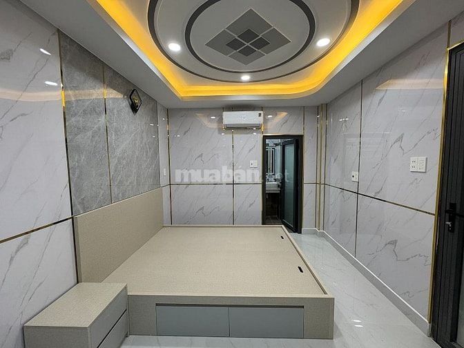 Bthự mini tkế Tân Cổ Điển mặt tiền thụt (sát và liền kế) Đoàn Thị Điểm
