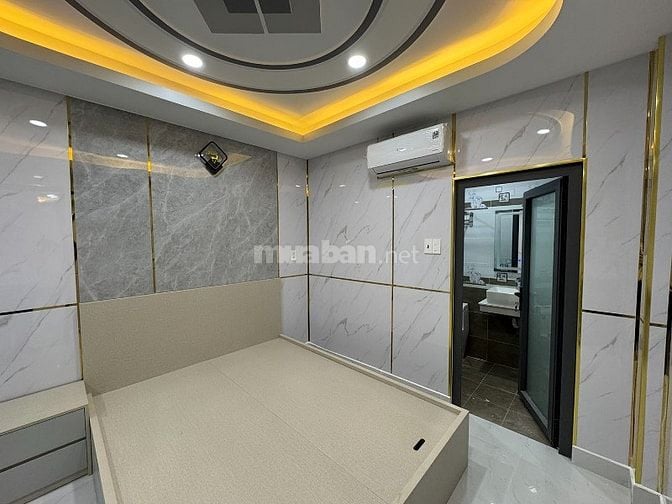 Bthự mini tkế Tân Cổ Điển mặt tiền thụt (sát và liền kế) Đoàn Thị Điểm
