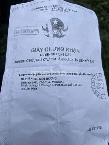 BÁN GẤP nhà mặt tiền 235m² tại 538 Nguyễn Văn Cừ, Lộc Phát,Lâm Đồng
