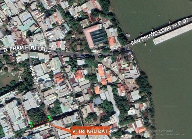 Bán đất hẻm 387 Phạm Hữu Lầu, Phước Kiển, Nhà Bè, 60 triệu/m2, 181m2