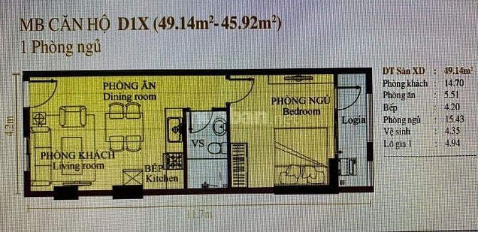 Cho thuê căn hộ Chung cư Đức Khải, Quận 7 (Chính chủ)