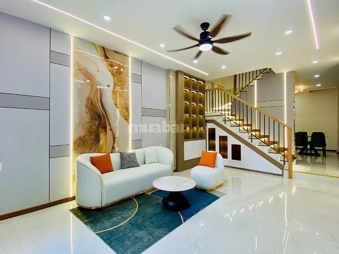 Nhà 3 lầu tuyệt đẹp Cao Cấp Mặt tiền kinh doanh Đường Số 4, P16, Q.Gò 