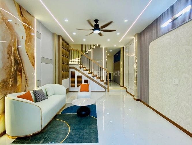 Nhà 3 lầu tuyệt đẹp Cao Cấp Mặt tiền kinh doanh Đường Số 4, P16, Q.Gò 