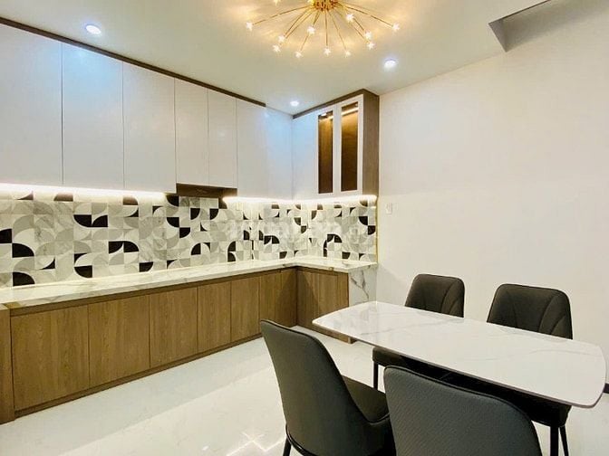Nhà 3 lầu tuyệt đẹp Cao Cấp Mặt tiền kinh doanh Đường Số 4, P16, Q.Gò 