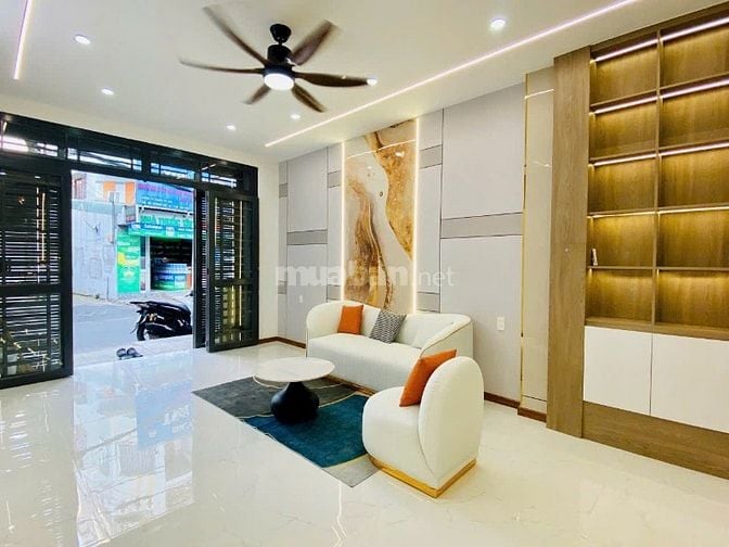 Nhà 3 lầu tuyệt đẹp Cao Cấp Mặt tiền kinh doanh Đường Số 4, P16, Q.Gò 