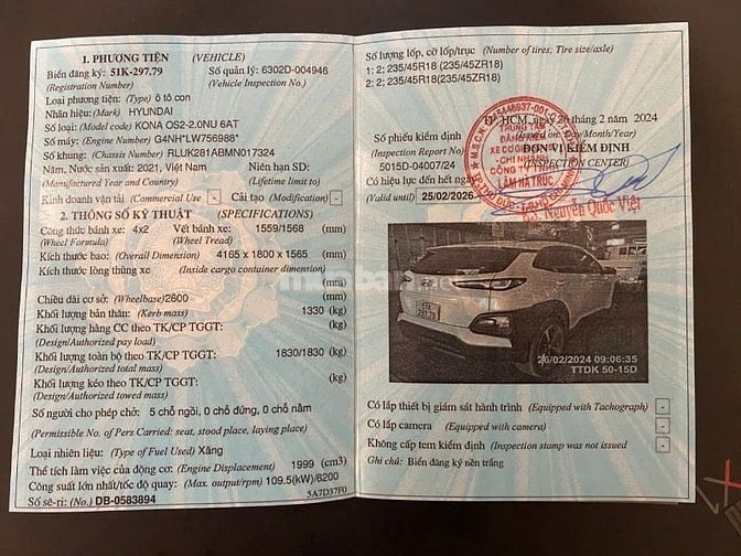 Cần bán Hyundai Kona 2021 bản Đặc biệt 2.0 ATH màu trắng