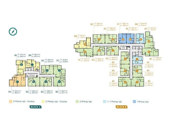 Bán Căn hộ tại D’Lusso An Phú gồm 2 phòng ngủ view đẹp diện tích 68m2