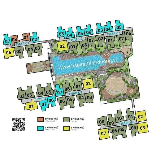 CHUYỂN NHƯỢNG Căn hộ 14.01 - tháp C2 - Chung Cư Habitat Thuận An - 