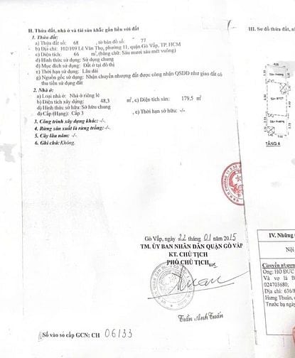 Bán nhà đẹp 3 lầu HXH (4,05x16,5) 102/109 Lê Văn Thọ p11 Gò Vấp 
