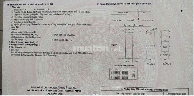 Bán nhà 38/12 Tân Cảng, Bình Thạnh, 4x18m 2lầu đang có HĐ thuê 26tr/th