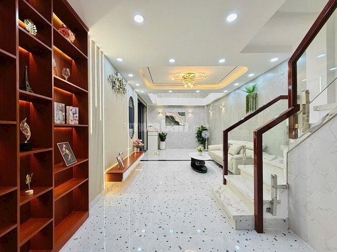 Nhà 4 lầu tuyệt đẹp Cao Cấp hẻm xe hơi 5m Phạm Văn Chiêu, P9, Q.Gò Vấp